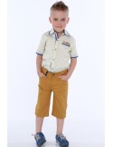 3/4-Hose für Jungen in Honigfarbe NDZ2006 – Online-Shop – Boutique